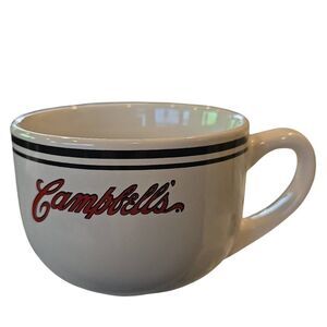 Campbell's Soup Bowl/Tea Cup Red, White, Black